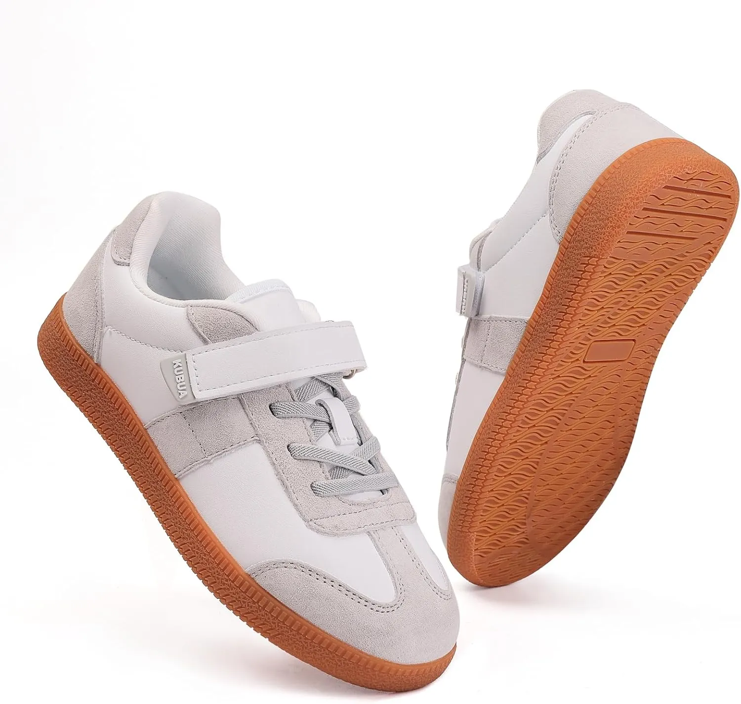 KUBUA Kids Sneakers Boys Girls Skate Shoes Lightweight Casual Shoes