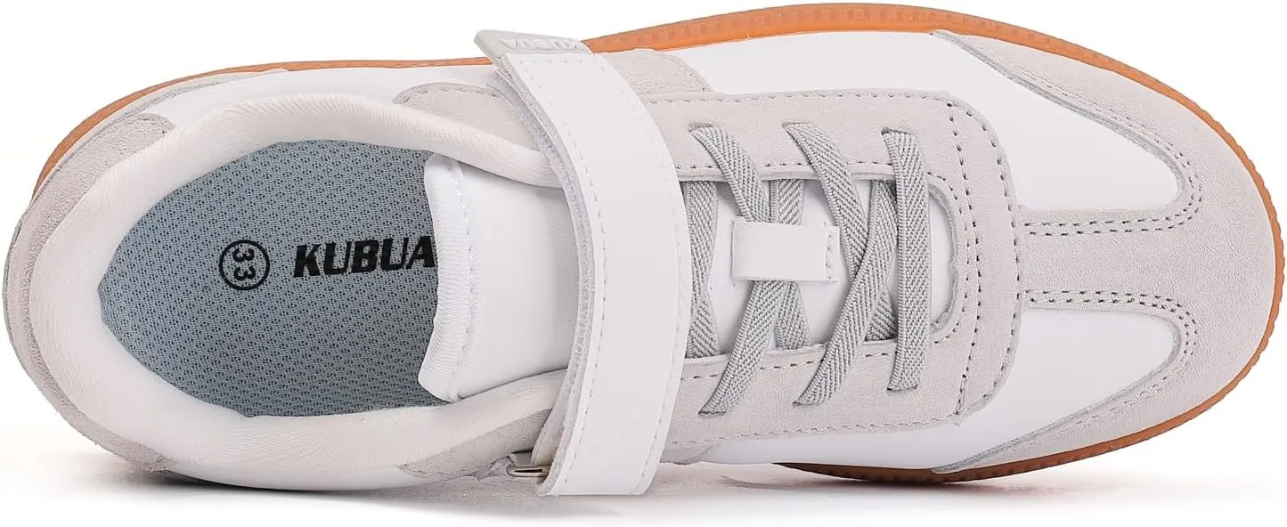 KUBUA Kids Sneakers Boys Girls Skate Shoes Lightweight Casual Shoes