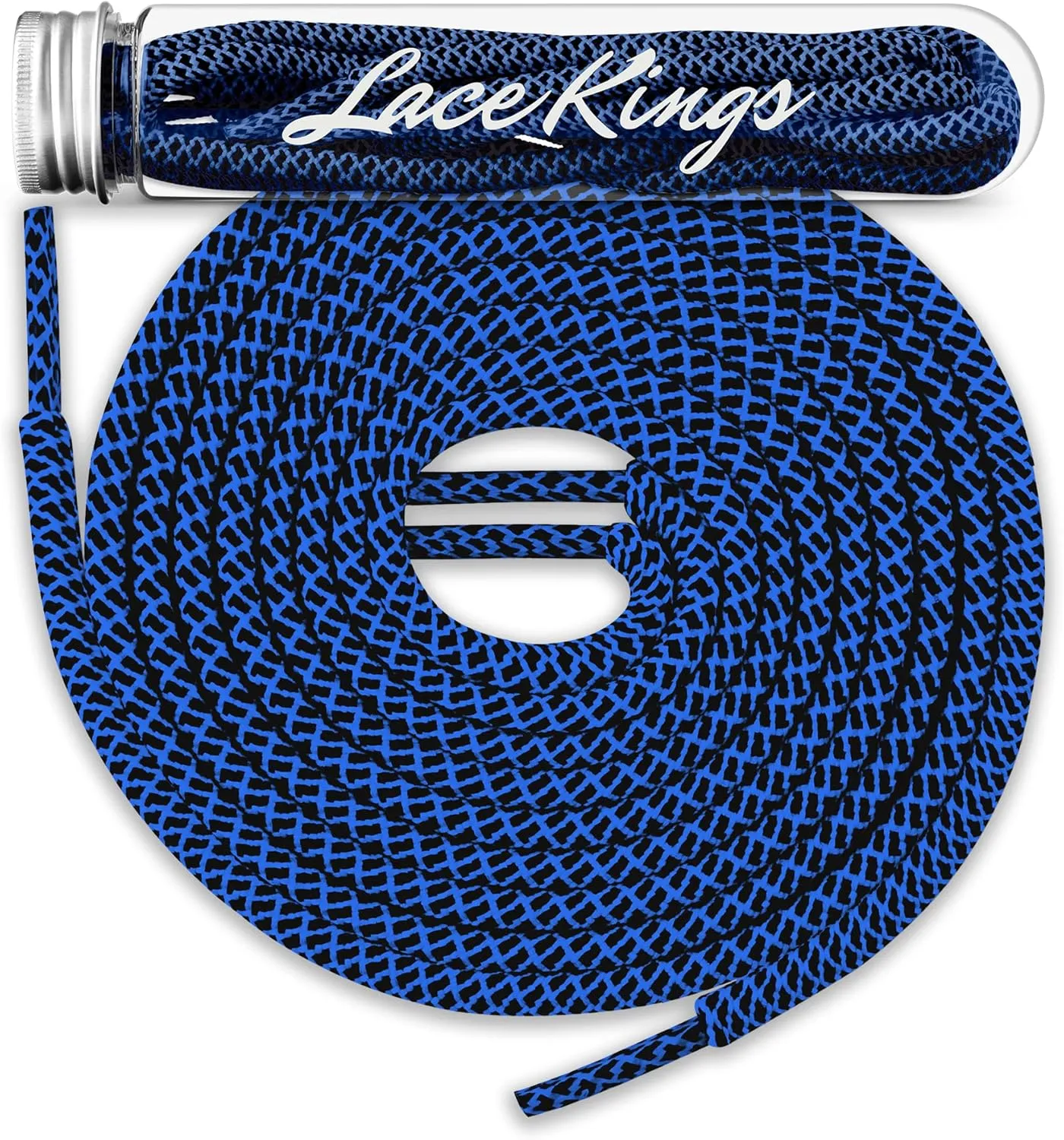 Lace Kings Round Rope Shoelaces - 2 Pack (Red) - 1.25" W x 6.25" L x 1.25" H