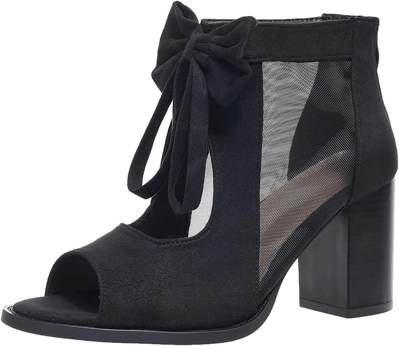 Ladmiple Chunky Heels For Women Dressy Open Toe Block Heeled Dress Ankle Strap Wedding Sandals Comfortable Party Pump Shoes