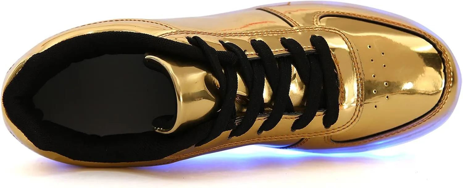 LED Light Up Shoes for Women Men Sports LED Shoes Dancing Sneakers Low-Top USB Charging Shoes for Kids