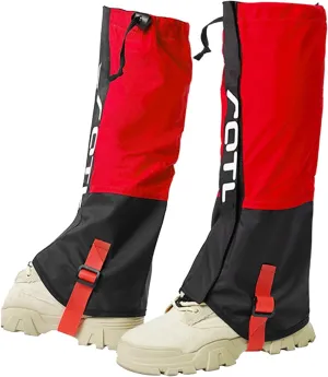 Leg Gaiters,children's Leggings for Hiking Waterproof and Adjustable Snow Boot Covers Gaiters for Walking, Hunting, Mountain Climbing, and Snowshoeing (Color : Style 3, Size : One size)