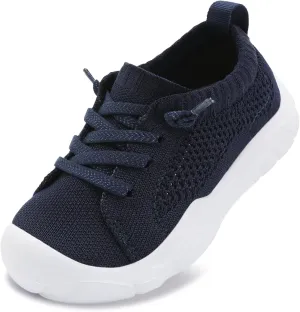 LeIsfIt Toddler Shoes Boys Girls Barefoot Shoes Kids Breathable Sneakers Tennis Shoes Slip on Shoes
