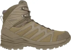 LOWA Mens Innox Pro GTX Mid TF Leather Textile Coyote OP Boots 9.5 US