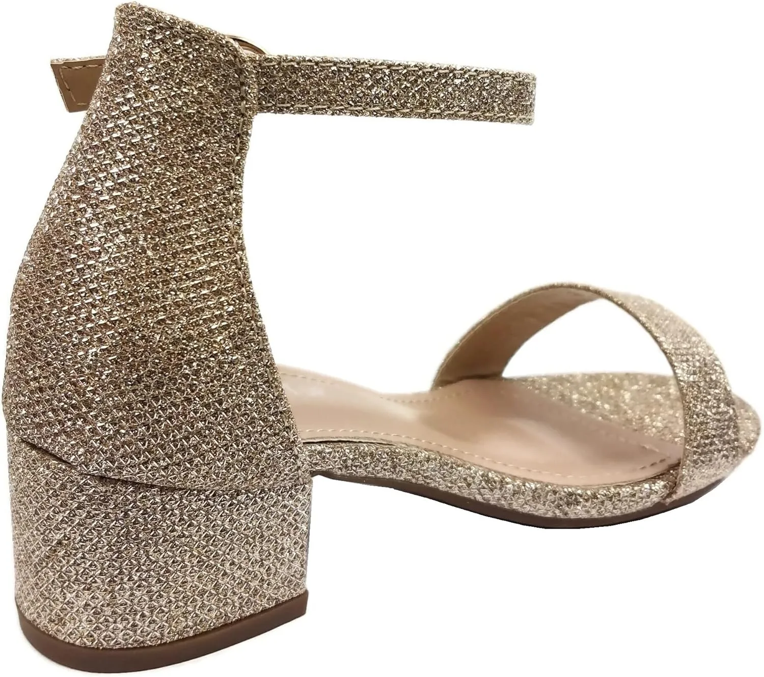 Lucky Top Girls Dress Sandal Low Heel Ankle Strap