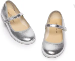 Mary Jane Shoes for Girls – Classic & Comfortable Dress Shoes for Toddlers & Kids – Perfect Flats for School, Play, and Special Occasions (Shimmer)