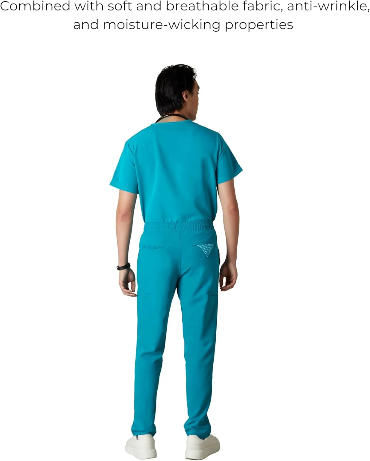 Members Only Men's Hampton Open Bottom Scrub | Mens Scrub Pants | Jogger Scrubs for Men | Men's Medical Scrub Pants