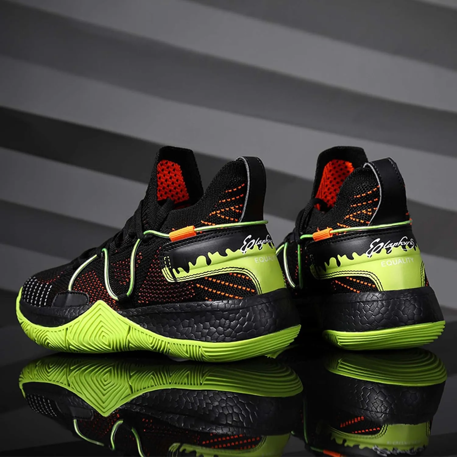 Mens and Womens Mesh Fabric Breathable Basketball Sneakers Mid Top Lace Up Casual Sneakers Non Slip and Breathable Fitness Training Shoes Lightweight Outdoor Hiking Shoes Baseball Sneakers