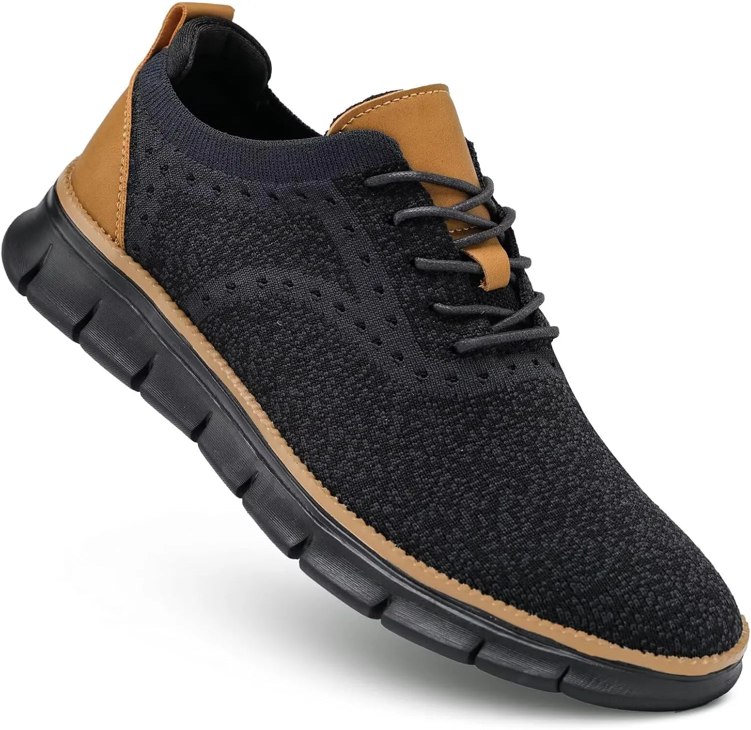 Men's Mesh Sneakers Oxfords Lace-Up Lightweight Casual Walking Shoes Dress Shoes Fashion Sneakers Walking Shoes
