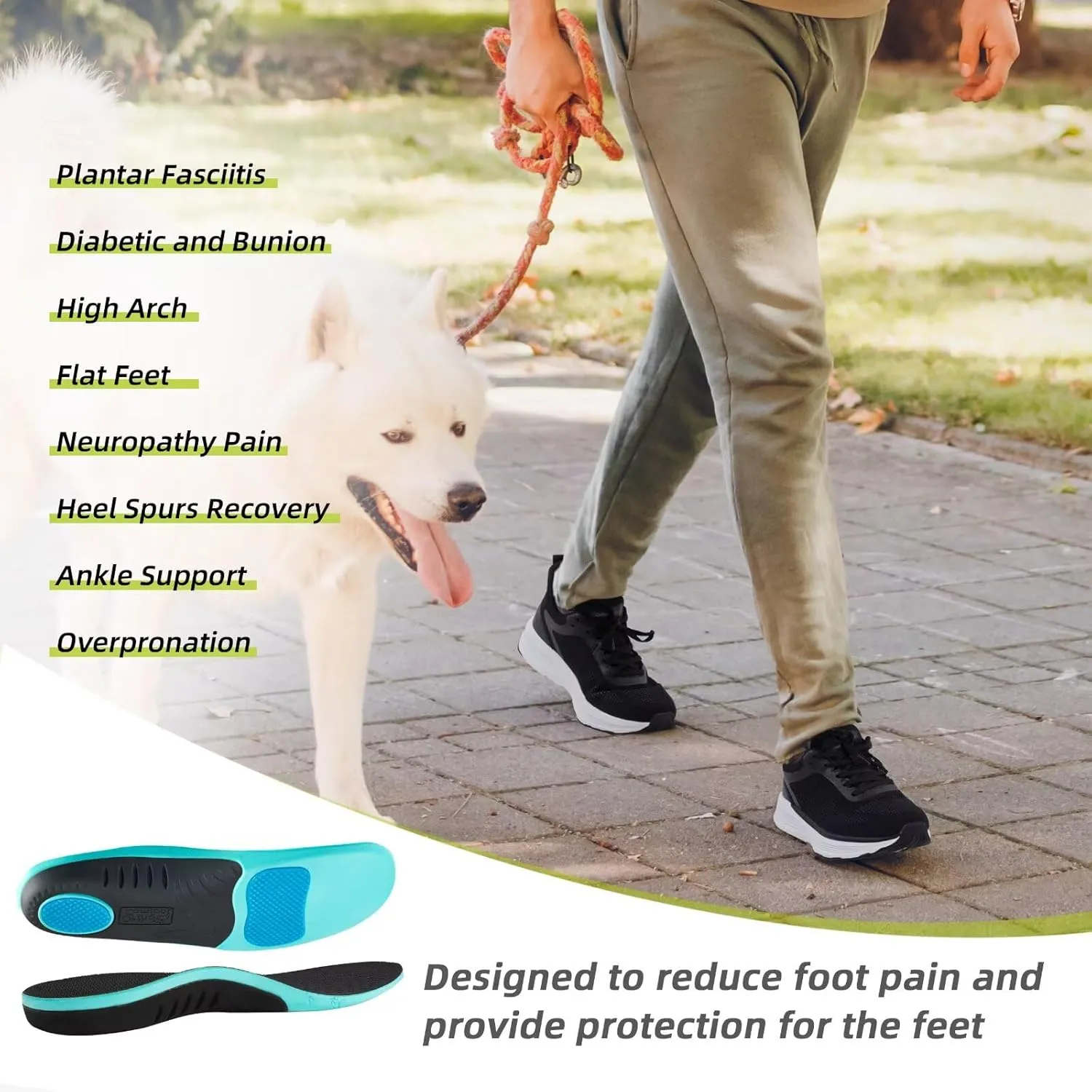 Men's Orthopedic Fashion Sneakers: Comfortable Arch Support Plantar Fasciitis Orthotic Walking Shoes, Casual Work Supportive Sport Athletic Flat Feet Shoes for Foot and Heel Pain Relief