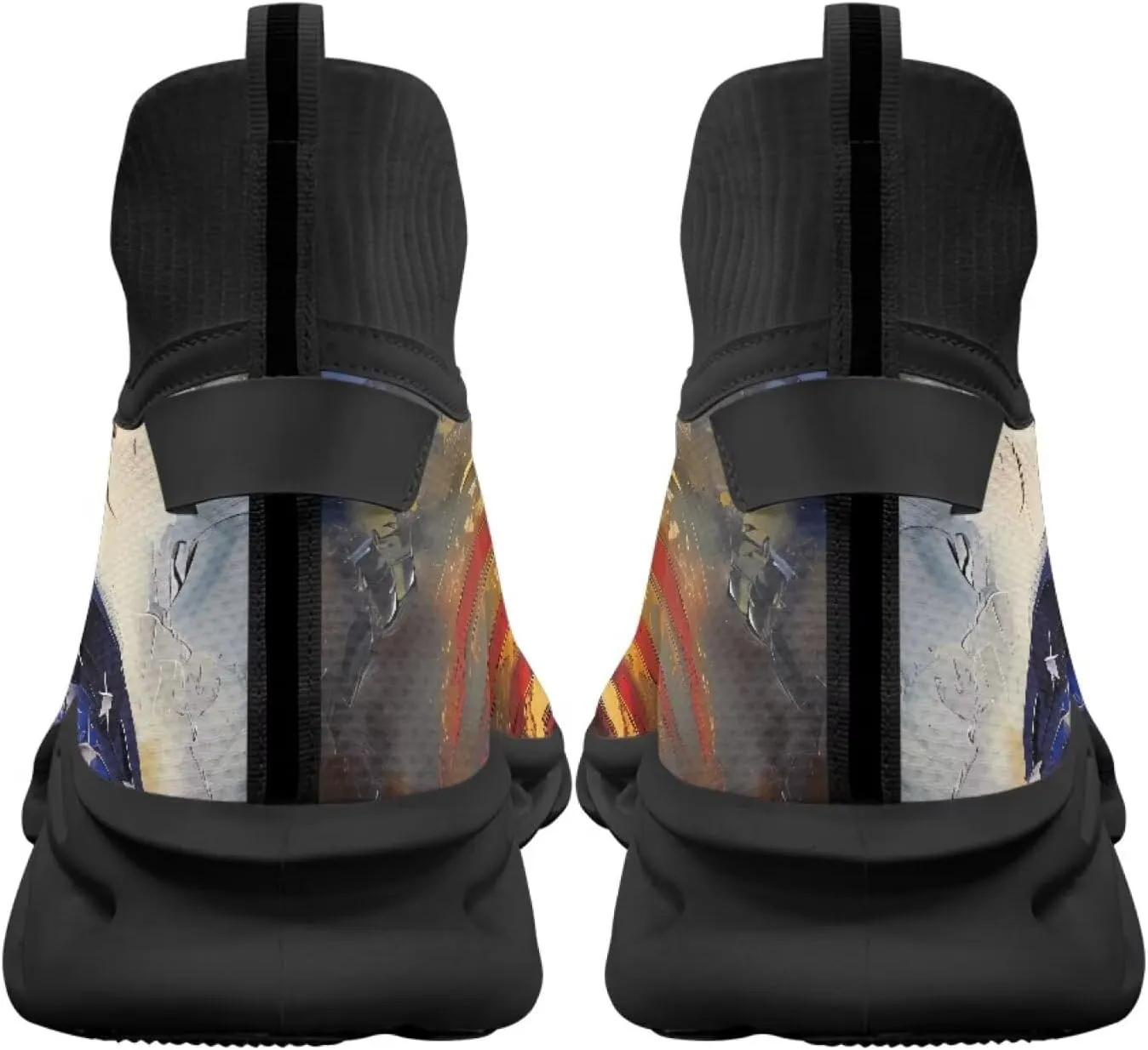 Men's Shoes High Top Blade Shoes Non Slip Athletic Sneakers for Running, Fitness