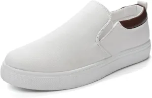 Mens Slip on Shoes, Men Canvas Low top Shoes, Fashion Shoes with Comfortable and Breathable
