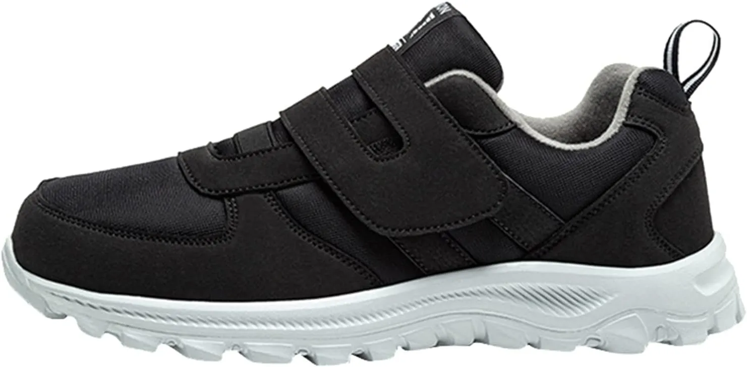 Mens Slip on Sneakers Comfortable Breathable Lightweight Casual Sneaker Non Slip Hook Loop Walking Sport Shoes Orthopedic Walking Shoes