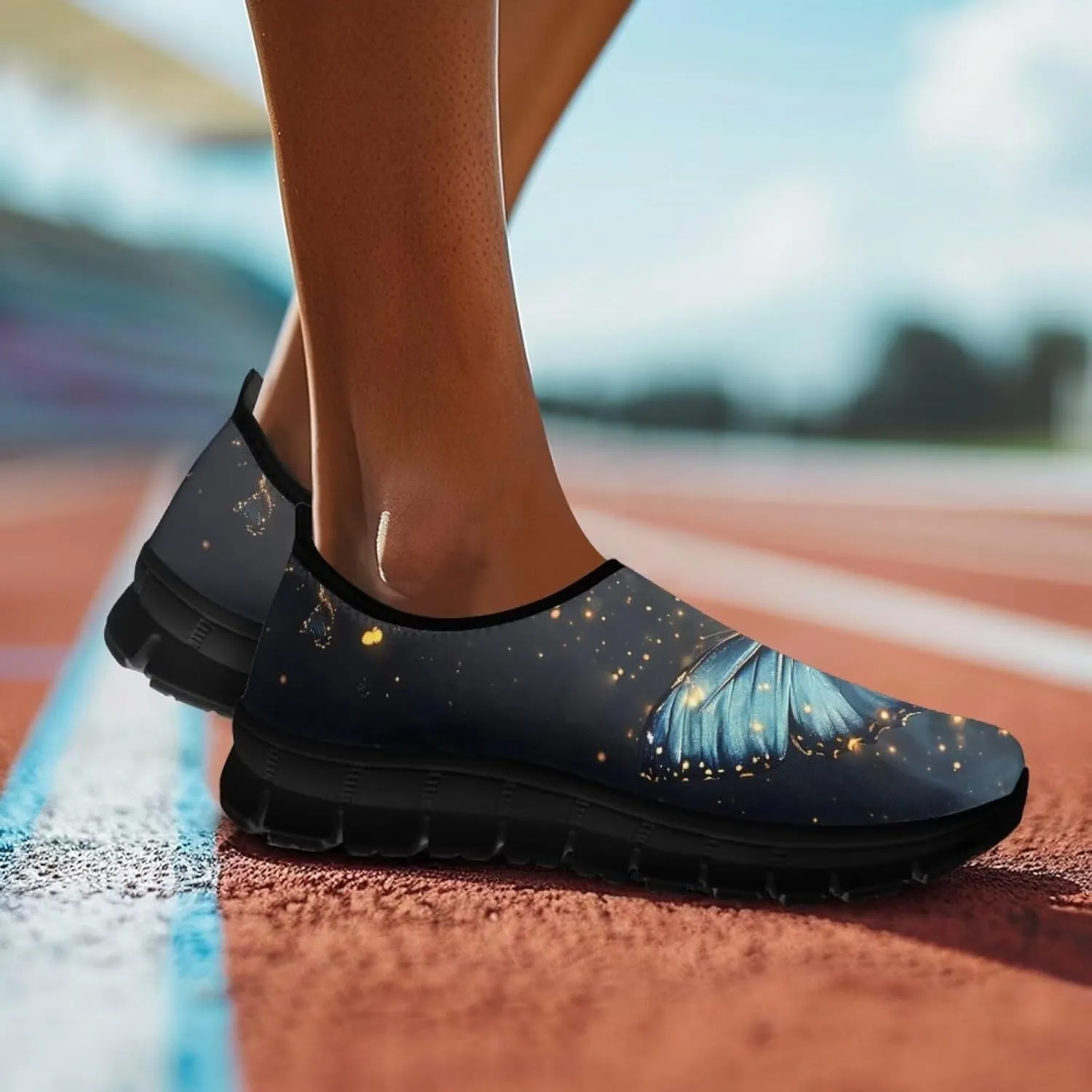 Men's Sneakers Soft Comfortable Athletic Shoes Breathable Walking Tennis Running Shoes Fashion Print