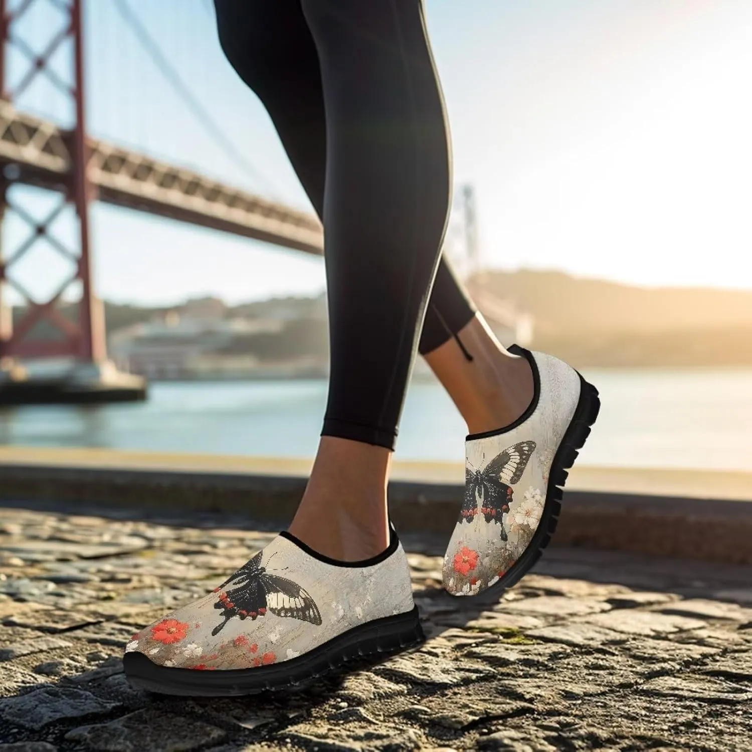 Men's Sneakers Soft Comfortable Athletic Shoes Breathable Walking Tennis Running Shoes Fashion Print