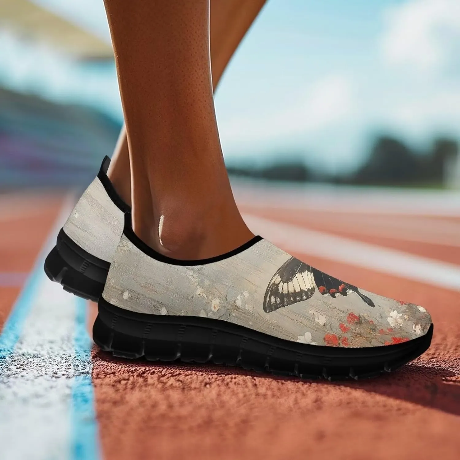Men's Sneakers Soft Comfortable Athletic Shoes Breathable Walking Tennis Running Shoes Fashion Print