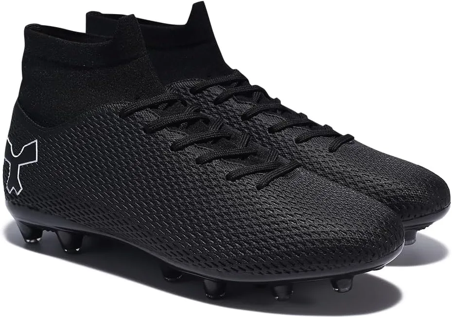 Men's Soccer Cleats Football Cleats for Mens Big Boys High-Top Spikes Shoes for Youth Professional Training Turf Indoor Outdoor Sneaker