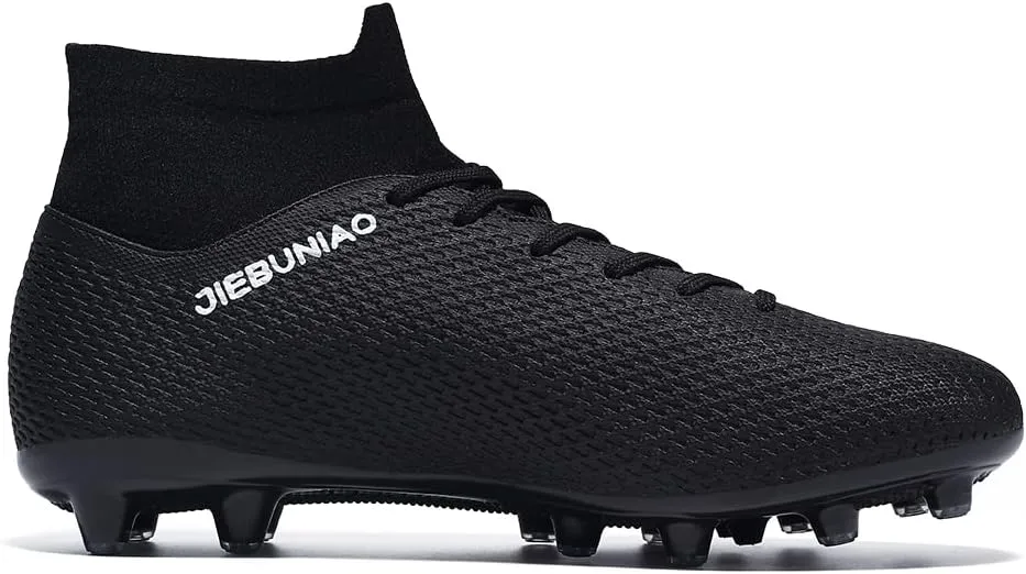Men's Soccer Cleats Football Cleats for Mens Big Boys High-Top Spikes Shoes for Youth Professional Training Turf Indoor Outdoor Sneaker