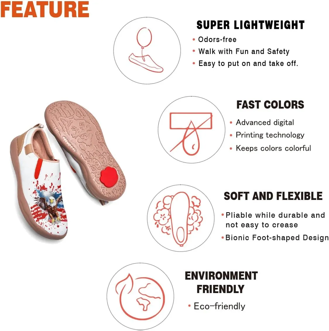 Men's Travel Shoes Slip On Loafers Art Painted Casual Walking Sneakers Wolf Totem Sole