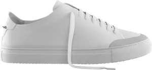 Men's White Everyday Sneaker - White Sneakers Shoes for Men - Classic Premium Italian Leather Walking & Casual Fashion Sneakers Shoes with Comfort Lace Up