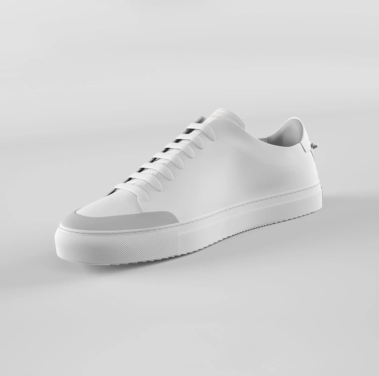 Men's White Everyday Sneaker - White Sneakers Shoes for Men - Classic Premium Italian Leather Walking & Casual Fashion Sneakers Shoes with Comfort Lace Up