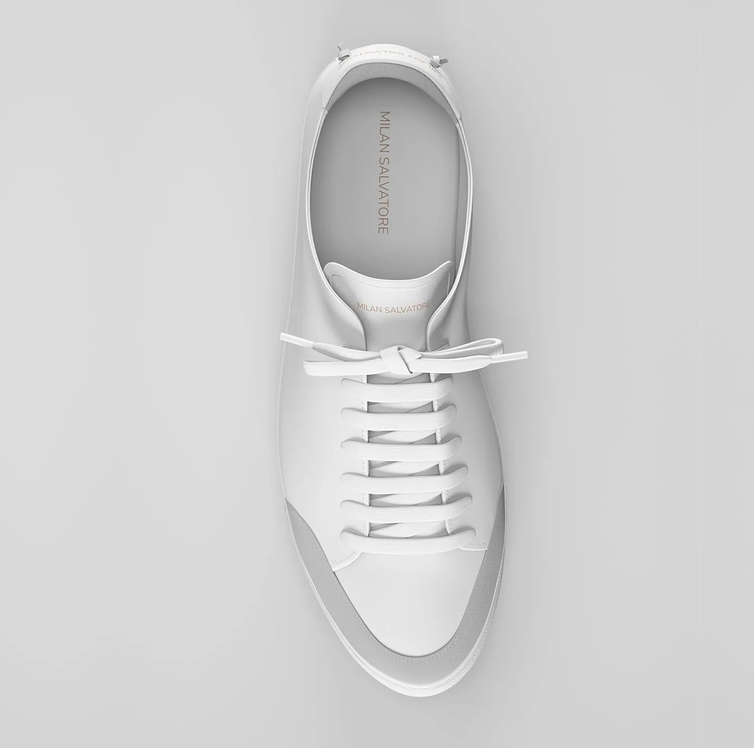 Men's White Everyday Sneaker - White Sneakers Shoes for Men - Classic Premium Italian Leather Walking & Casual Fashion Sneakers Shoes with Comfort Lace Up