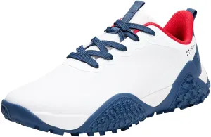 Mens Wide Golf Shoes Spikeless Waterproof Lightweight Outdoor Golf Sport Training Sneakers