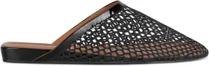 Mesh Ballet Flats for Women Buckle Strap Comfy Casual Office Fishnet Ballerina Flat Shoes