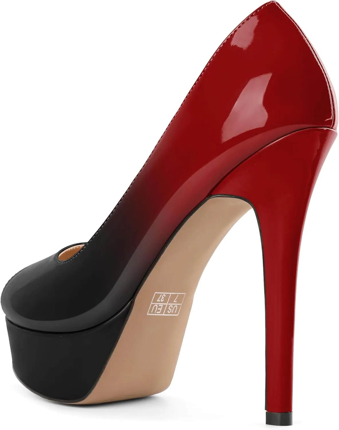 Mettesally Women's Peep Toe Platform Sandals Stiletto Heel Open Toe Pumps Party Dress Shoes