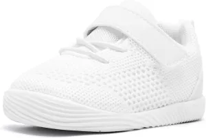 MORENDL Toddler Sneakers Baby Boys & Girls Barefoot Shoes Lightweight Breathable Walking Running Tennis Athletic Sport Shoes