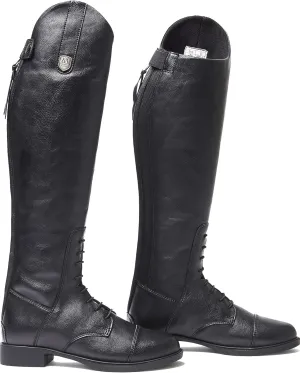 Mountain Horse Junior Veganza Long Riding Boots - Black, Women's, Size 38 (EU 39), Regular/Regular