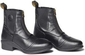 MOUNTAIN HORSE Ladies Veganza Zip Paddock Boots, 6, Black