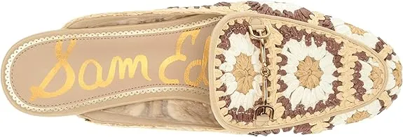 Multi On Massive bargain Slip Toe Dress Sam Round Flat Mules Edelman Compact Linnie Fashion Summer Shoes