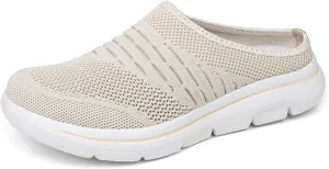 Non Slip Mules for Womens and Mens Mesh Breathable Soft Sole Slippers Arch Support Wedge Casual Comfortable Outdoor Sports Shoes