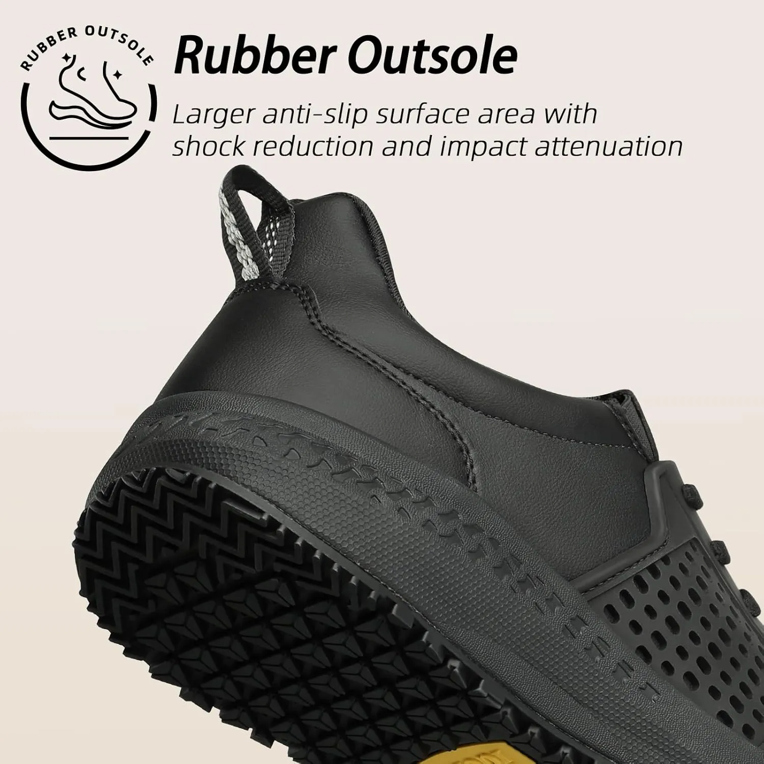 Non Slip Work Shoes for Men Slip Resistant Kitchen Shoe Waterproof Restaurant Chef Sneakers Food Service Hospital