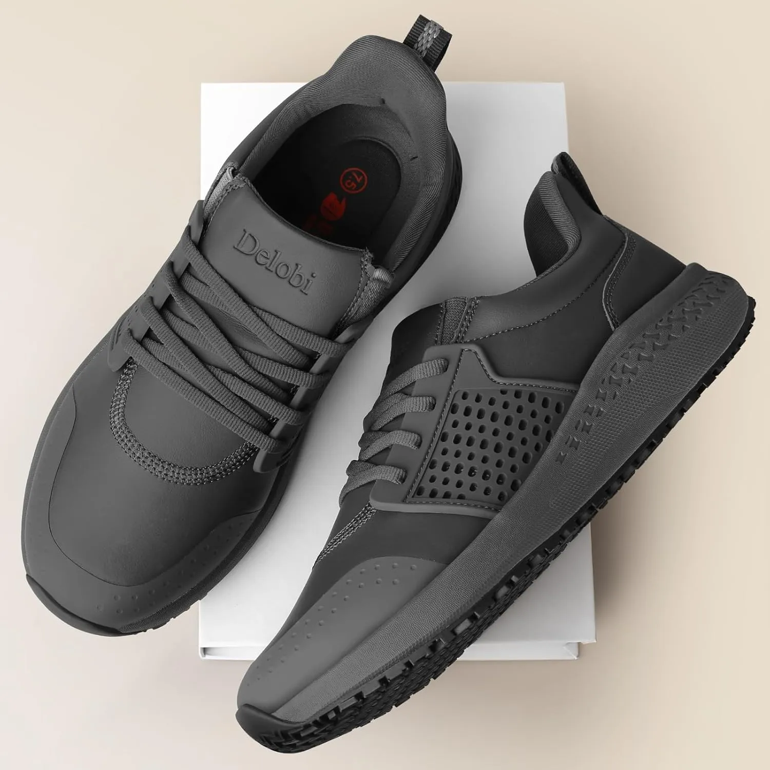 Non Slip Work Shoes for Men Slip Resistant Kitchen Shoe Waterproof Restaurant Chef Sneakers Food Service Hospital