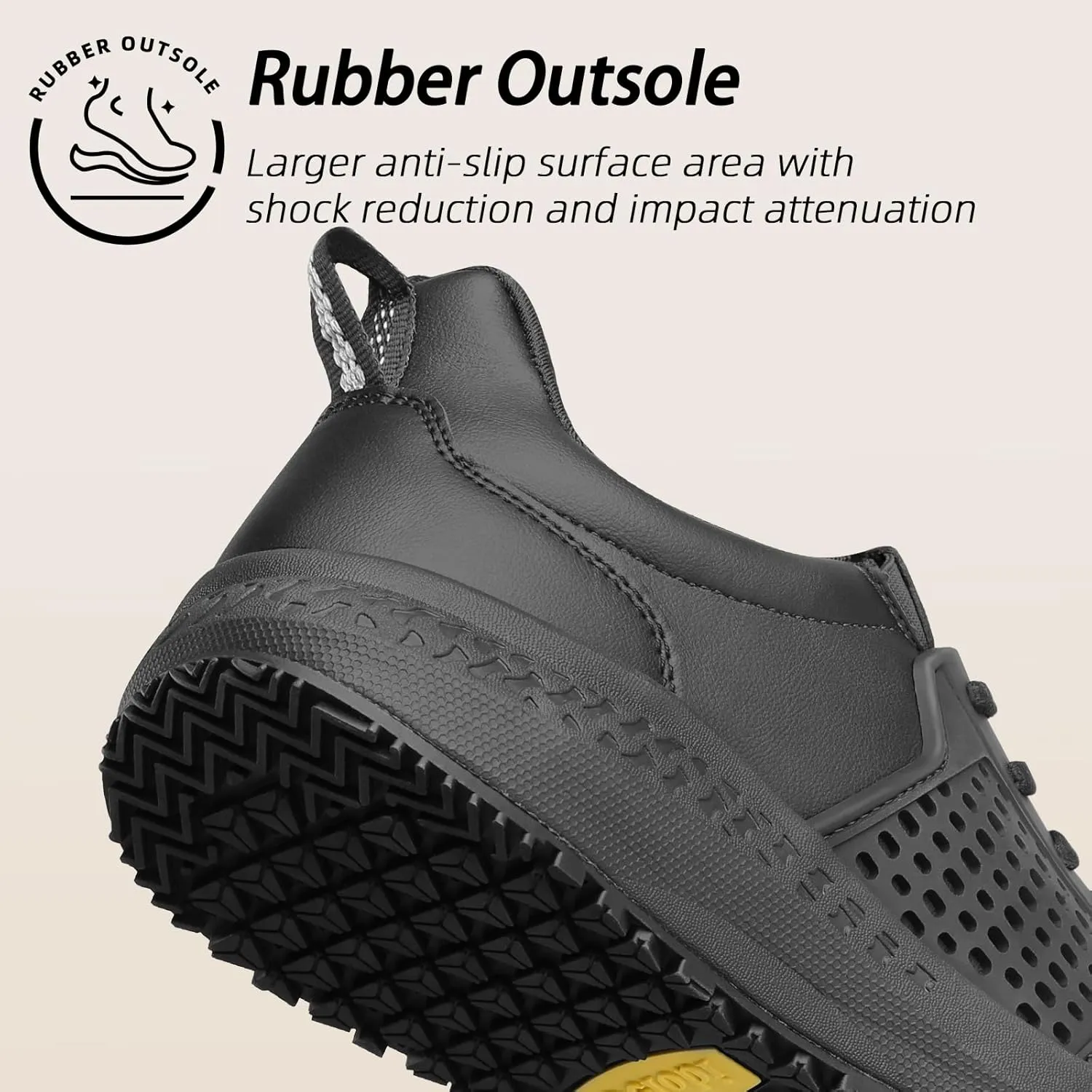 Non Slip Work Shoes for Men Slip Resistant Kitchen Shoe Waterproof Restaurant Chef Sneakers Food Service Hospital
