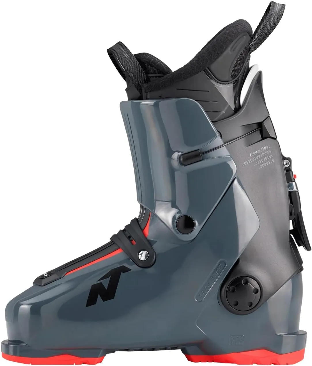 NORDICA Men's HF 100 Durable Warm Insulated Water-Resistant Easy-Entry All-Mountain Touring Ski Boots with Instep Volume Control