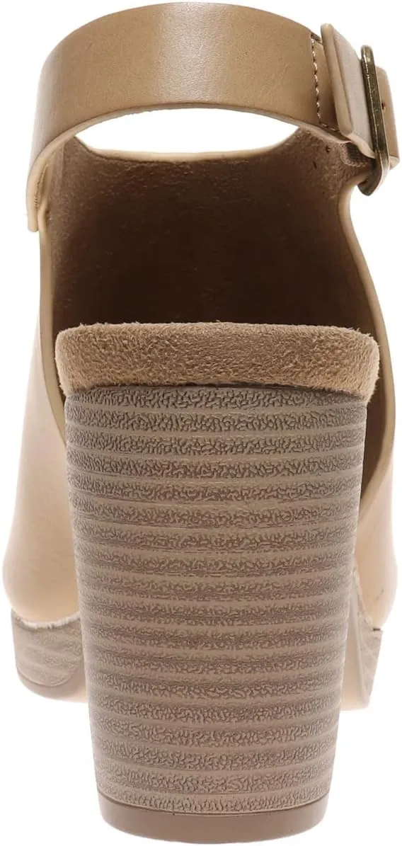 Pierre Dumas Women's Open Toe Slingback Platform Chunky Heels Sandals