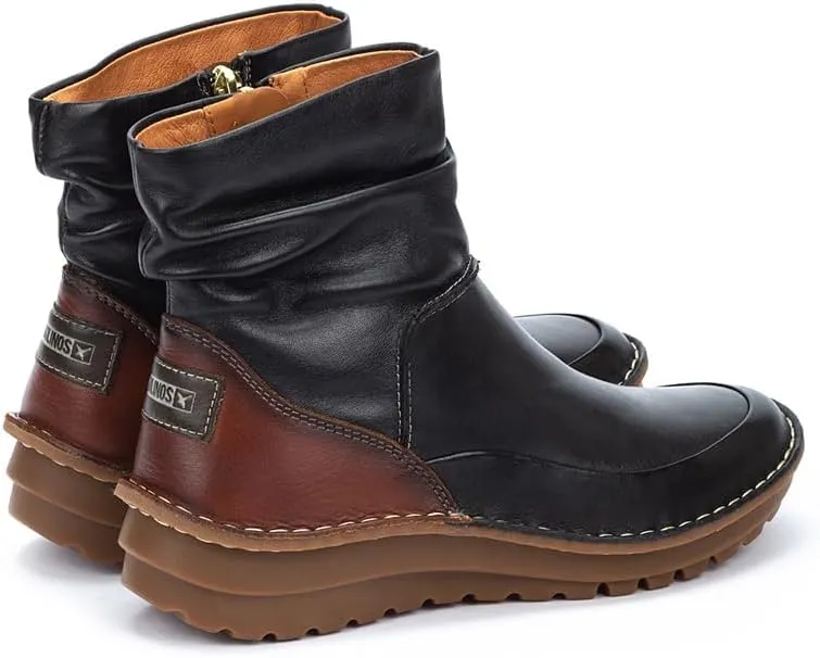 PIKOLINOS Flat Ankle Boots Leather Cazorla for Woman