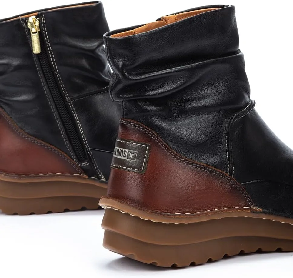 PIKOLINOS Flat Ankle Boots Leather Cazorla for Woman