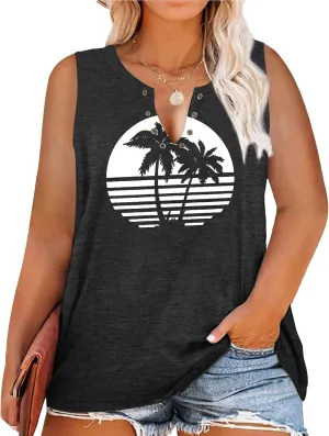 Plus Size Smooth As Tennessee Whiskey Shirt Women Ring Hole Sleeveless Sexy V-Neck Country Music Tank Top Tshirt