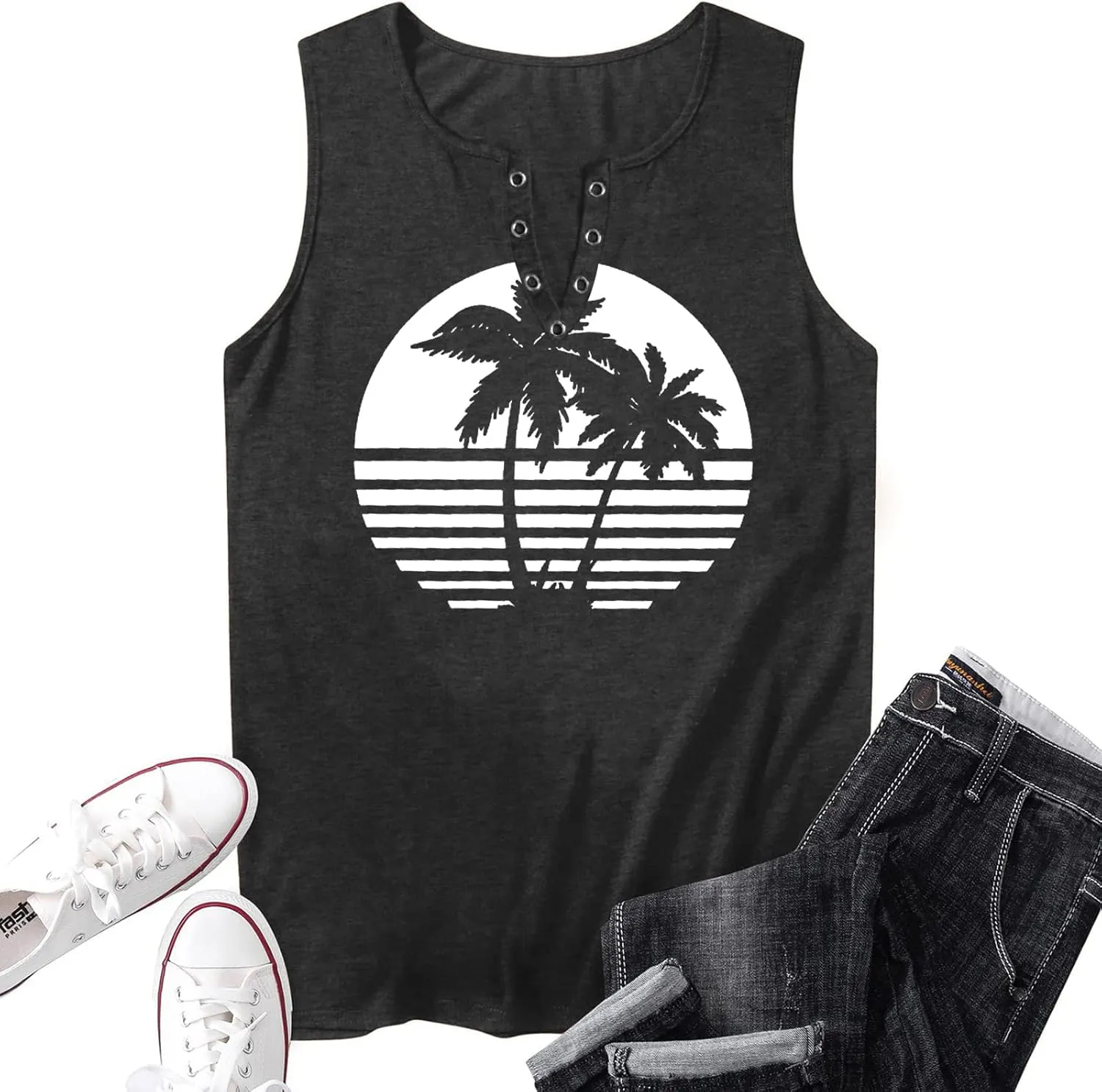 Plus Size Smooth As Tennessee Whiskey Shirt Women Ring Hole Sleeveless Sexy V-Neck Country Music Tank Top Tshirt