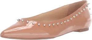Pointed By Nude Rivers Patent Edelman Spiked Flats Flat Early access Circus Ballet Rich collection Toe Sam