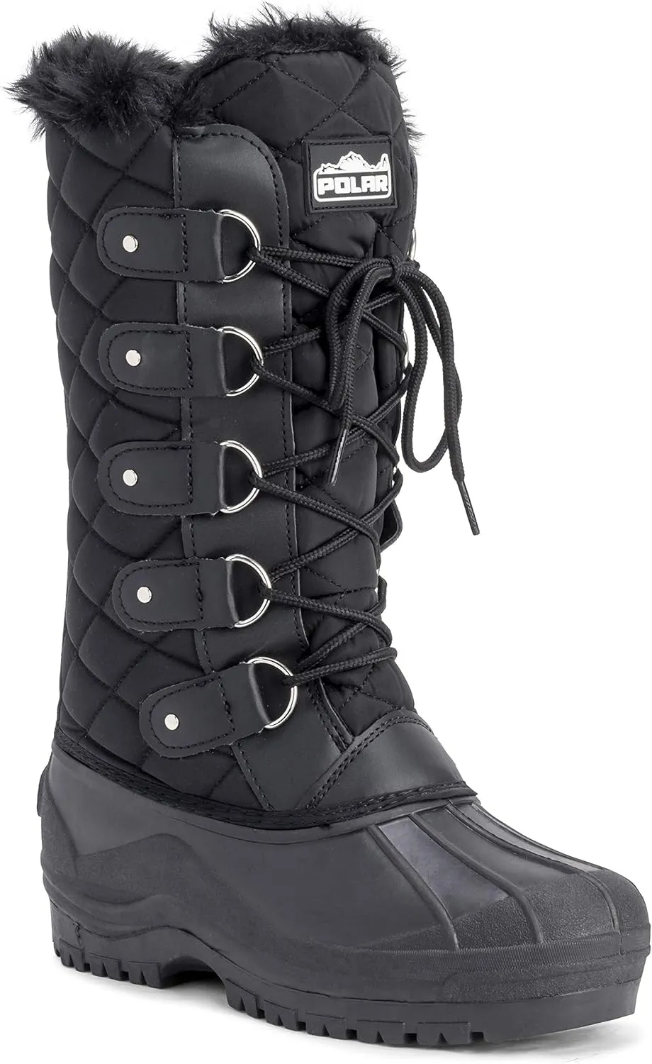 POLAR Womens Waterproof Tactical Mountain Walking Snow Knee Boots
