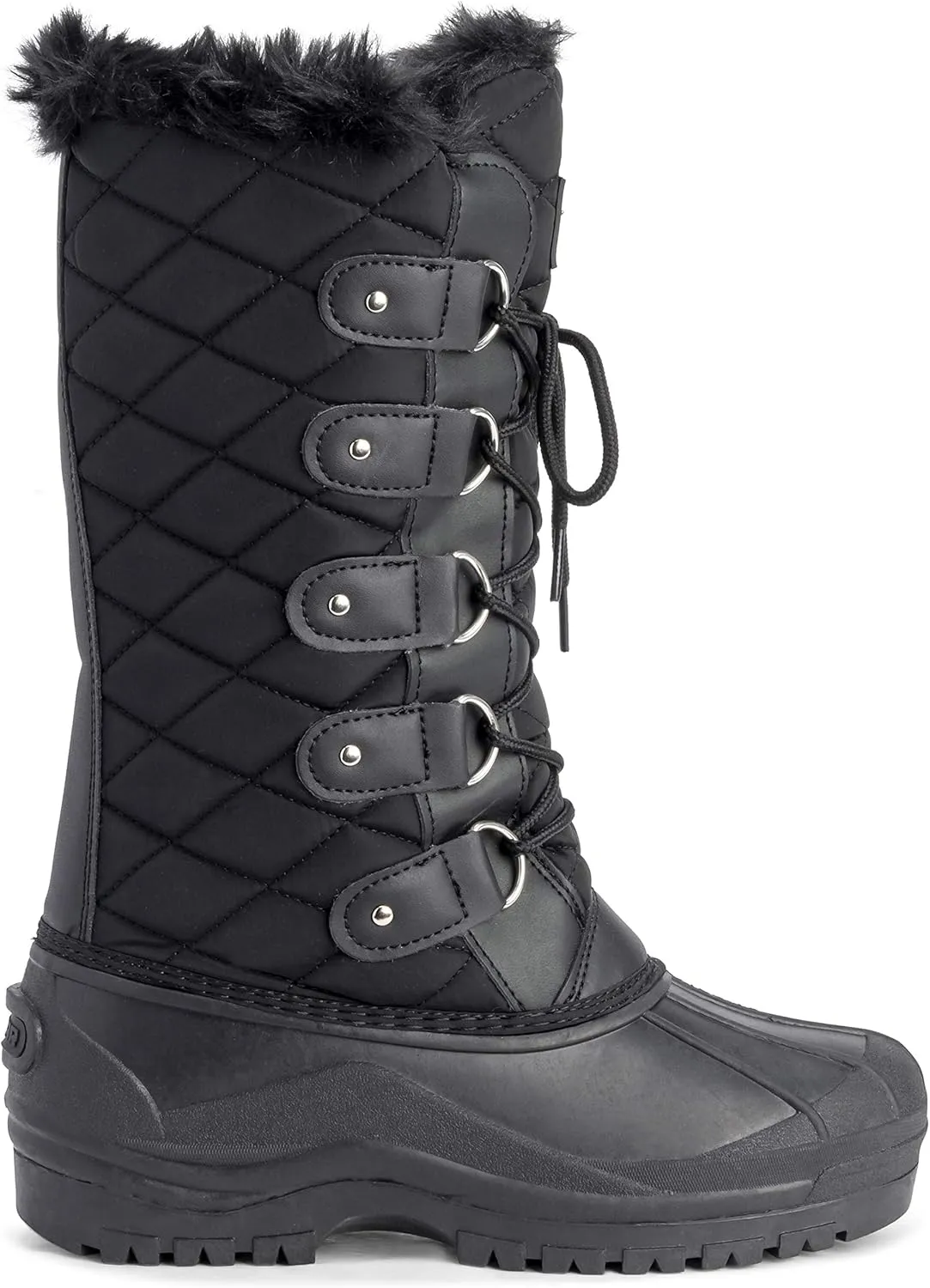 POLAR Womens Waterproof Tactical Mountain Walking Snow Knee Boots
