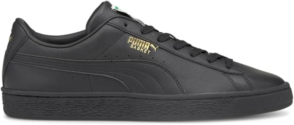 PUMA Mens Basket Classic Xxi Lace Up Sneakers Shoes Casual - Black - Size 5.5 M