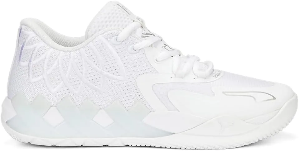 PUMA Womens Mb.01 Lo Basketball Sneakers Shoes - White - Size 16 M