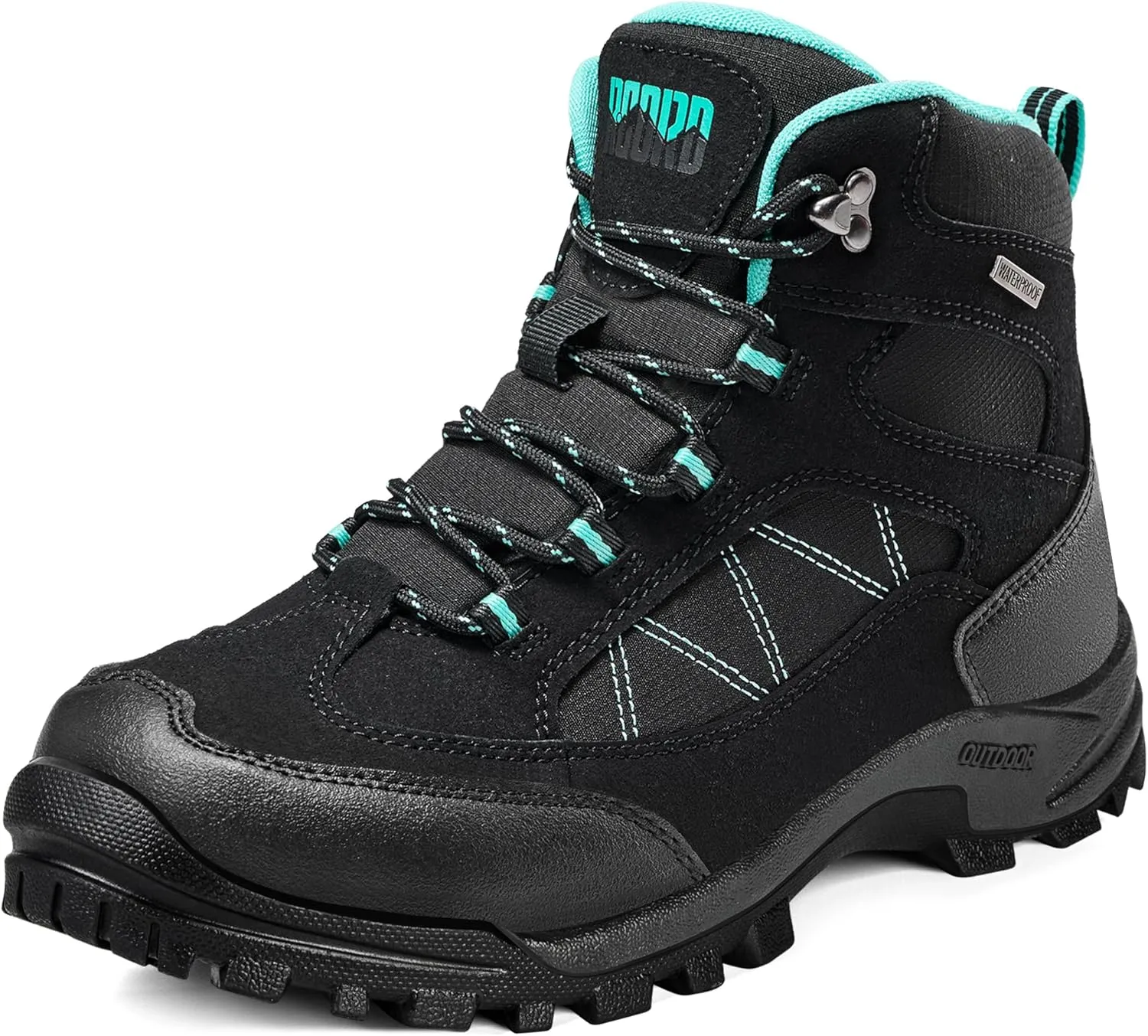 R CORD Steel Toe Boots for Women Waterproof Safety Work Boots Non-slip Composite Toe Boots for Women Steel Toe Shoes for Women Construction Boots Hiking Boots Womens