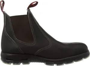 RedbacK Men's Bobcat UBOK Elastic Sided Soft Toe Leather Work Boot (9 AU 3E (10 M US Men)) Dark Brown